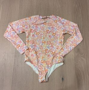 Floral Long Sleeve One Piece